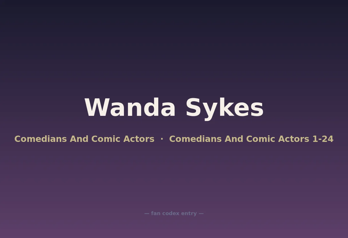Wanda Sykes