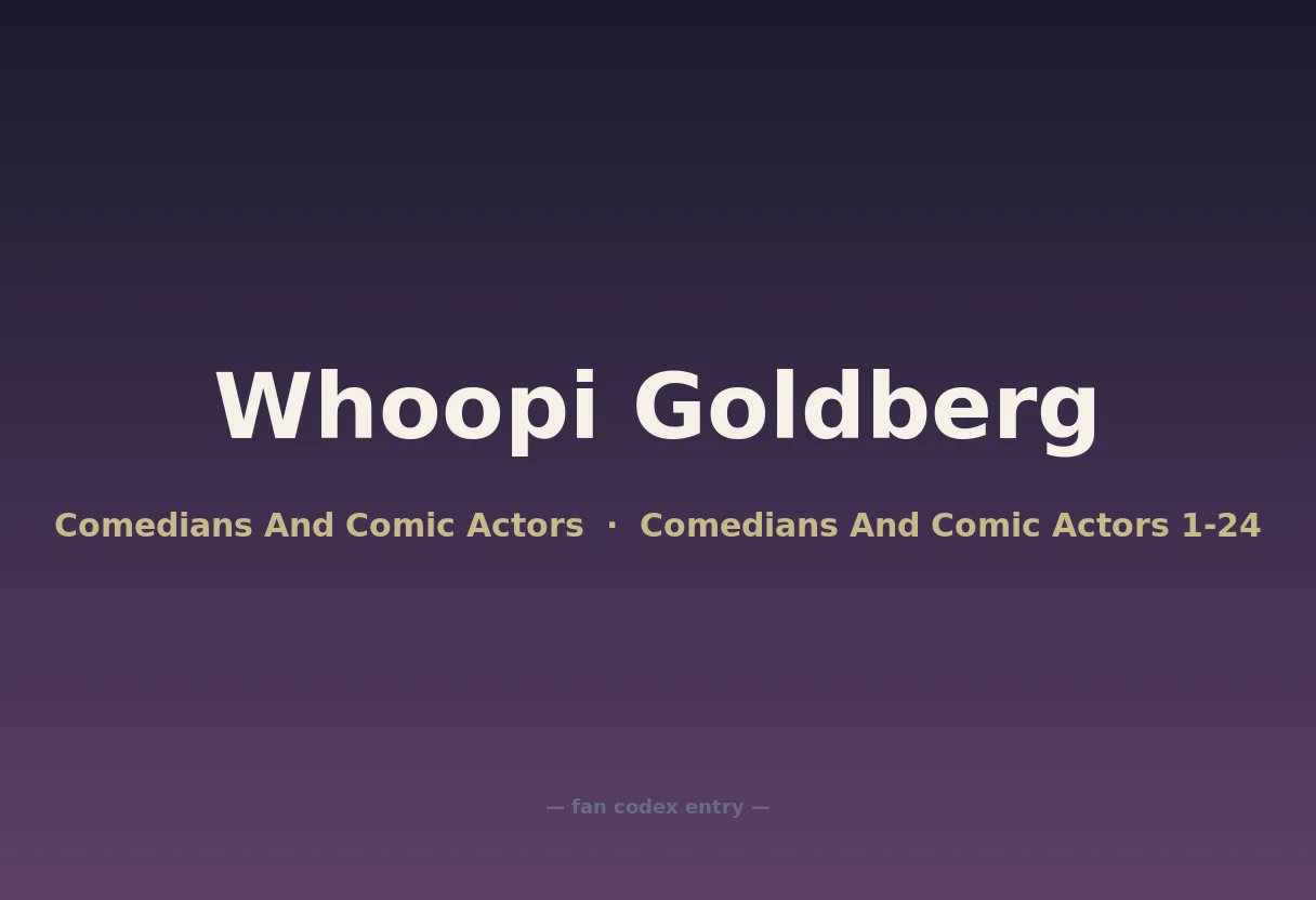 Whoopi Goldberg