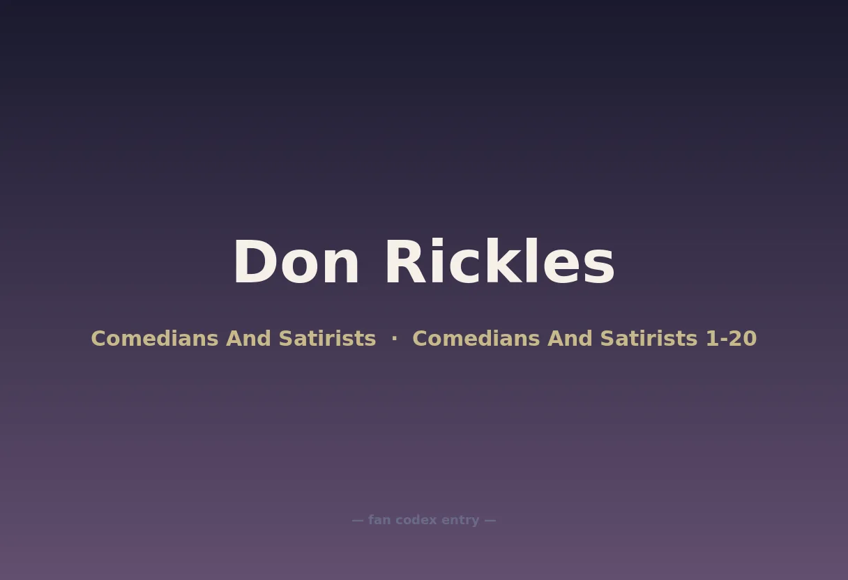 Don Rickles