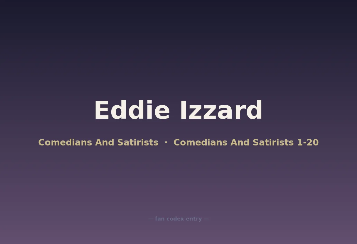 Eddie Izzard