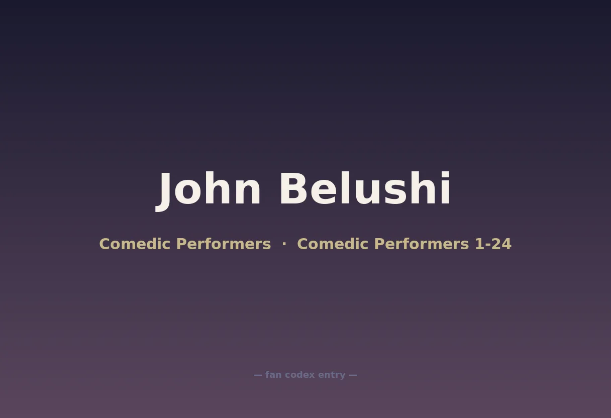 John Belushi
