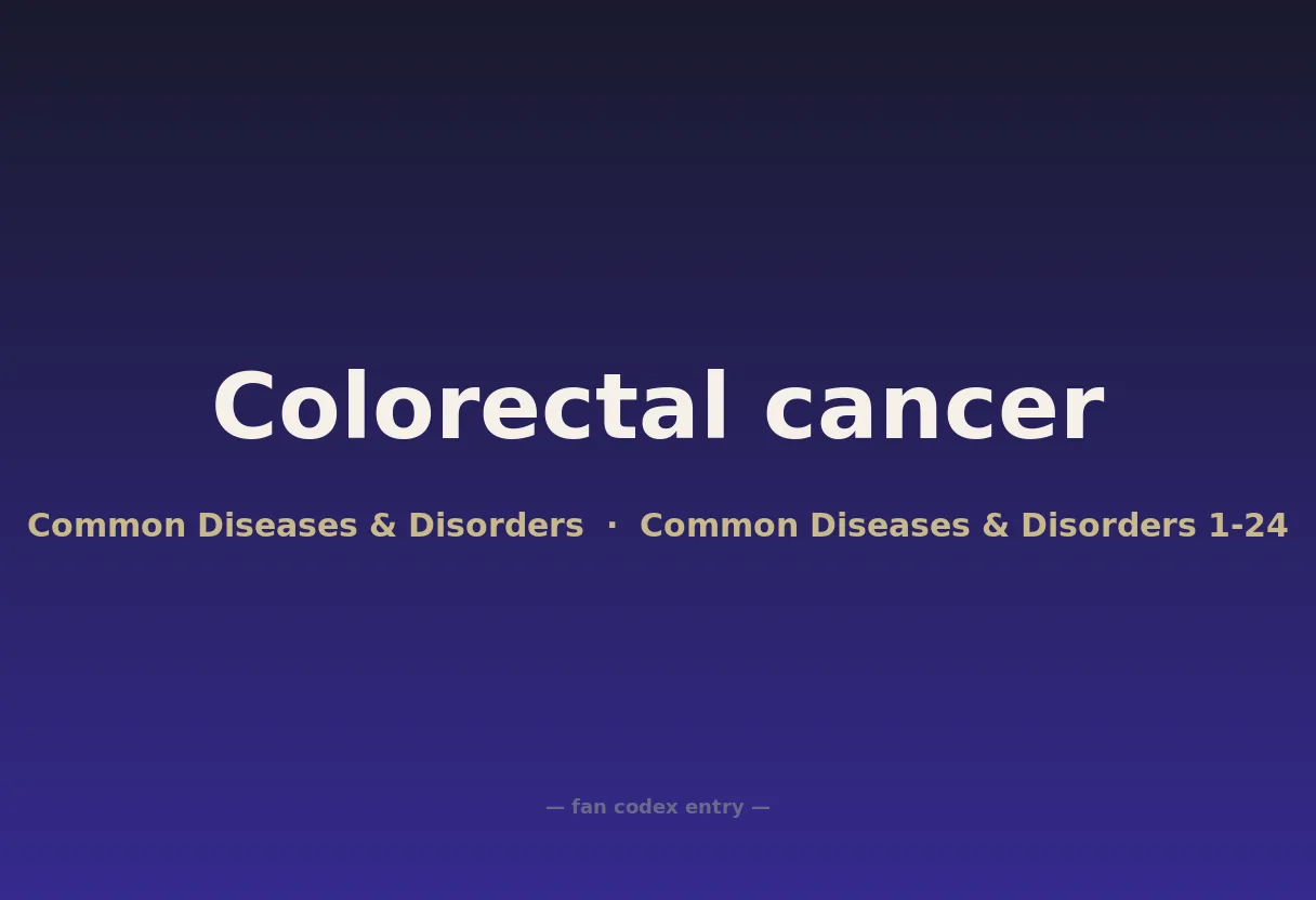 Colorectal cancer