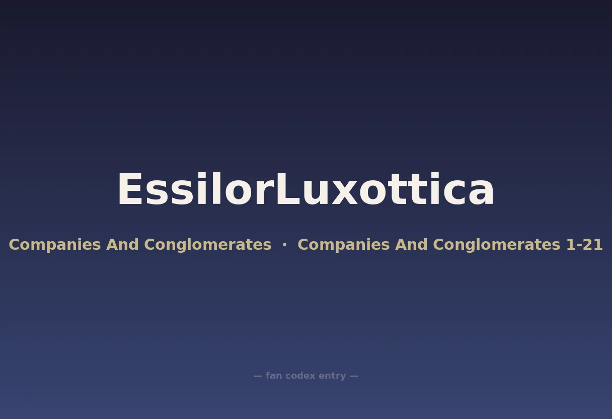 EssilorLuxottica