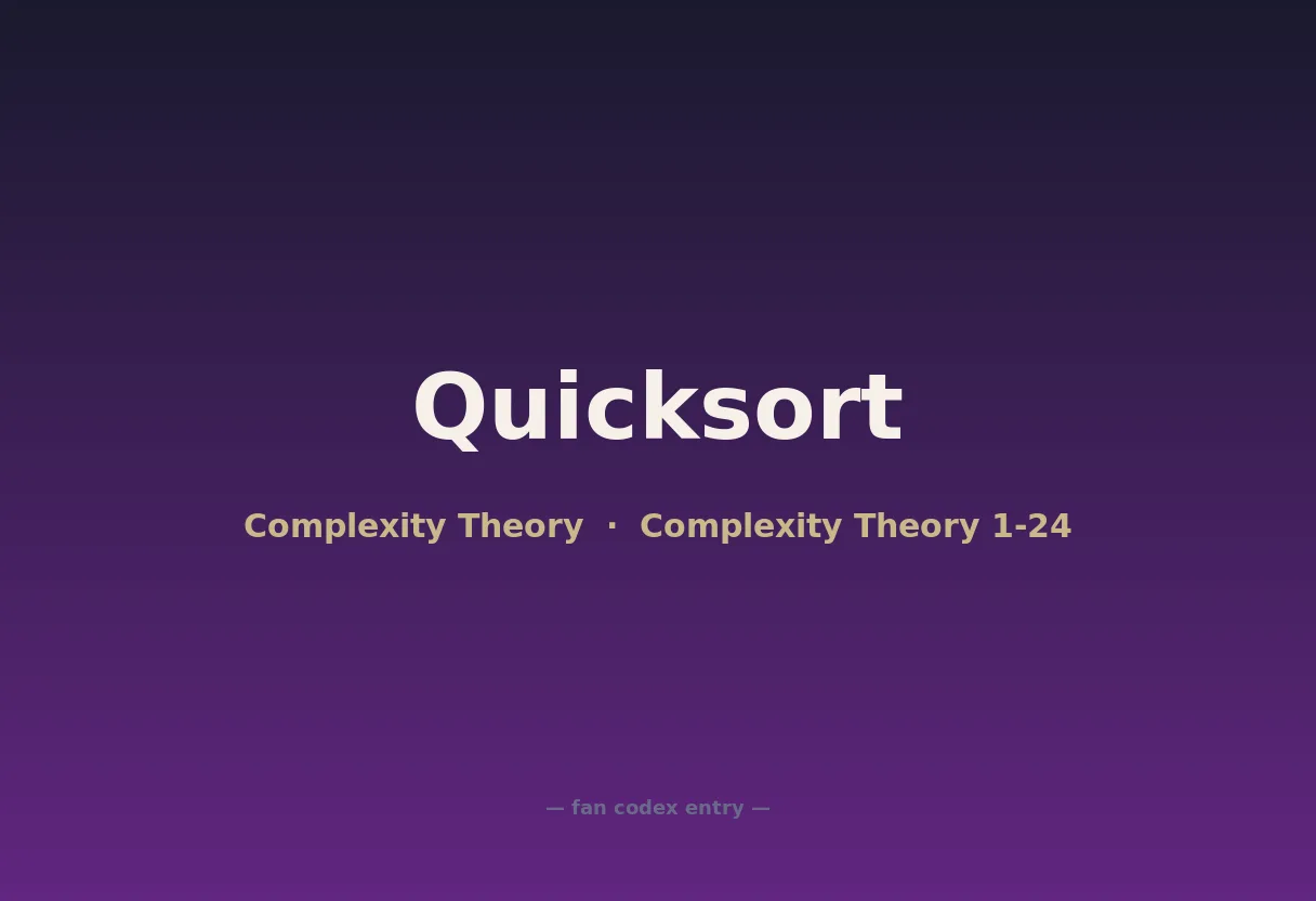 Quicksort