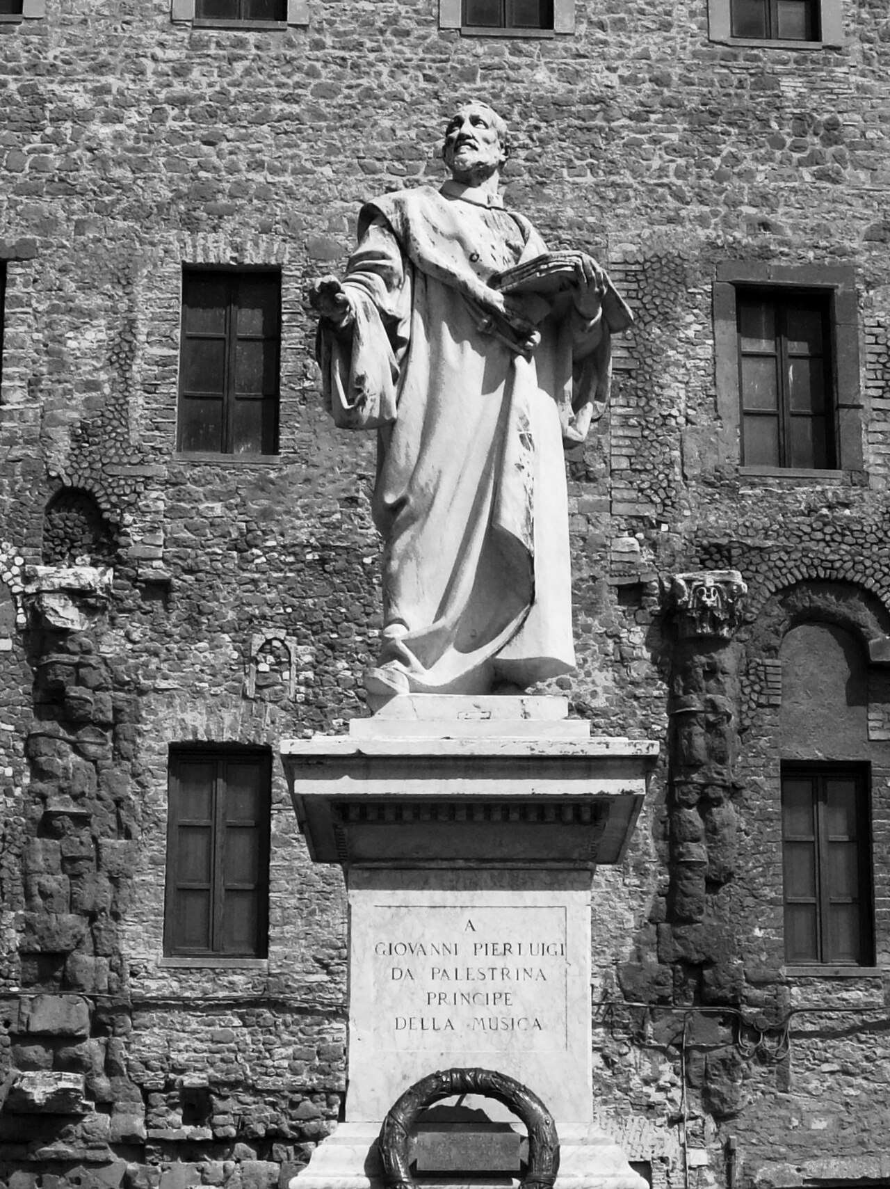 2012-09-07 Statua G.P. da Palestrina bw