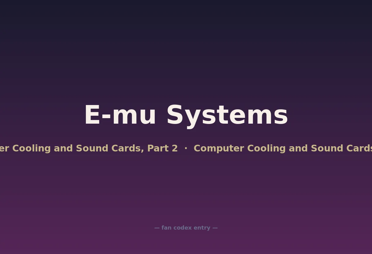 E-mu Systems