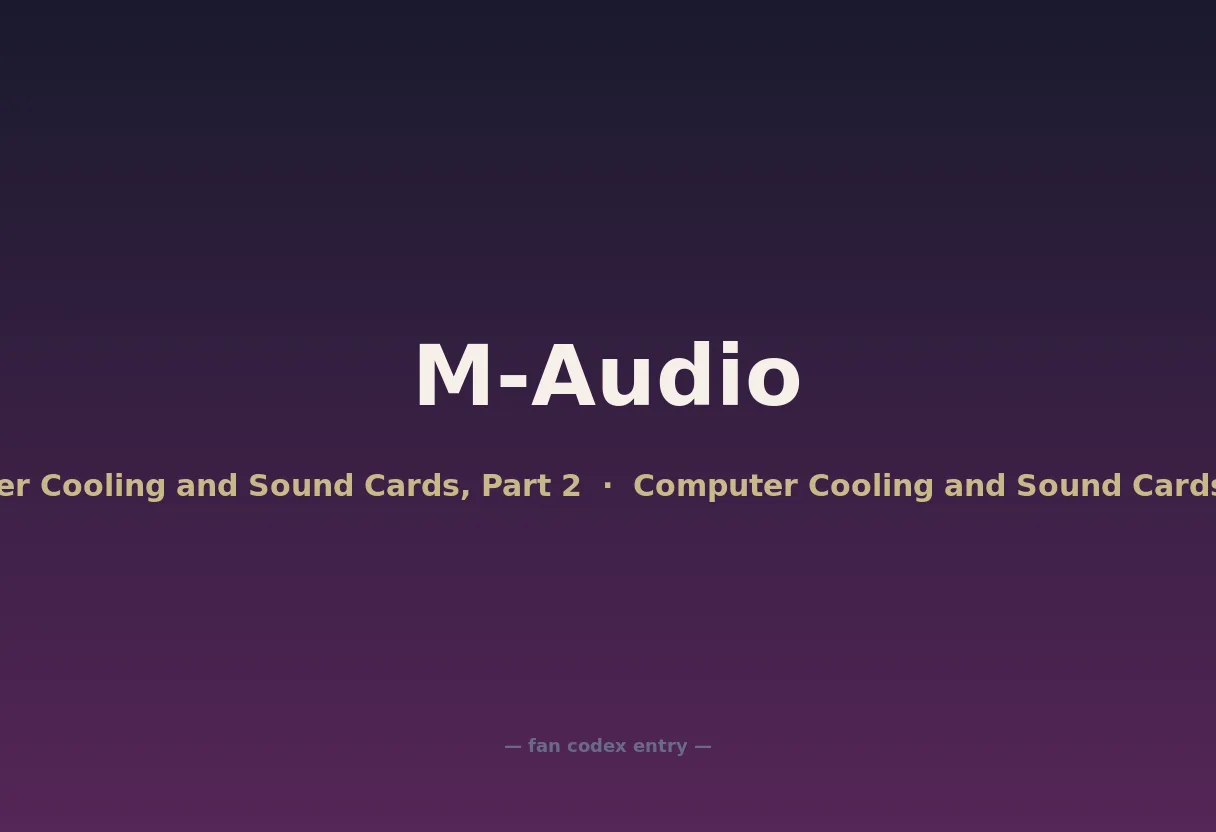 M-Audio