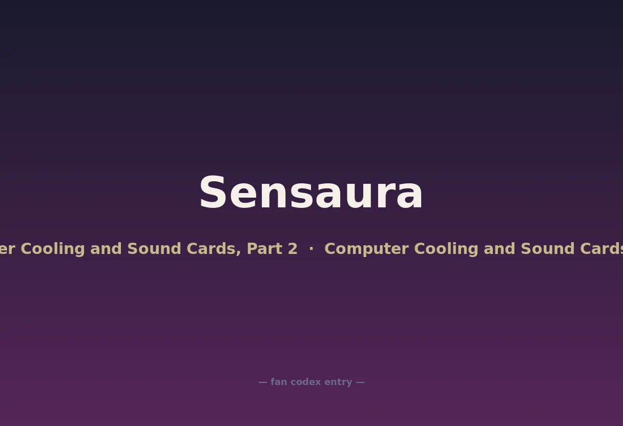 Sensaura