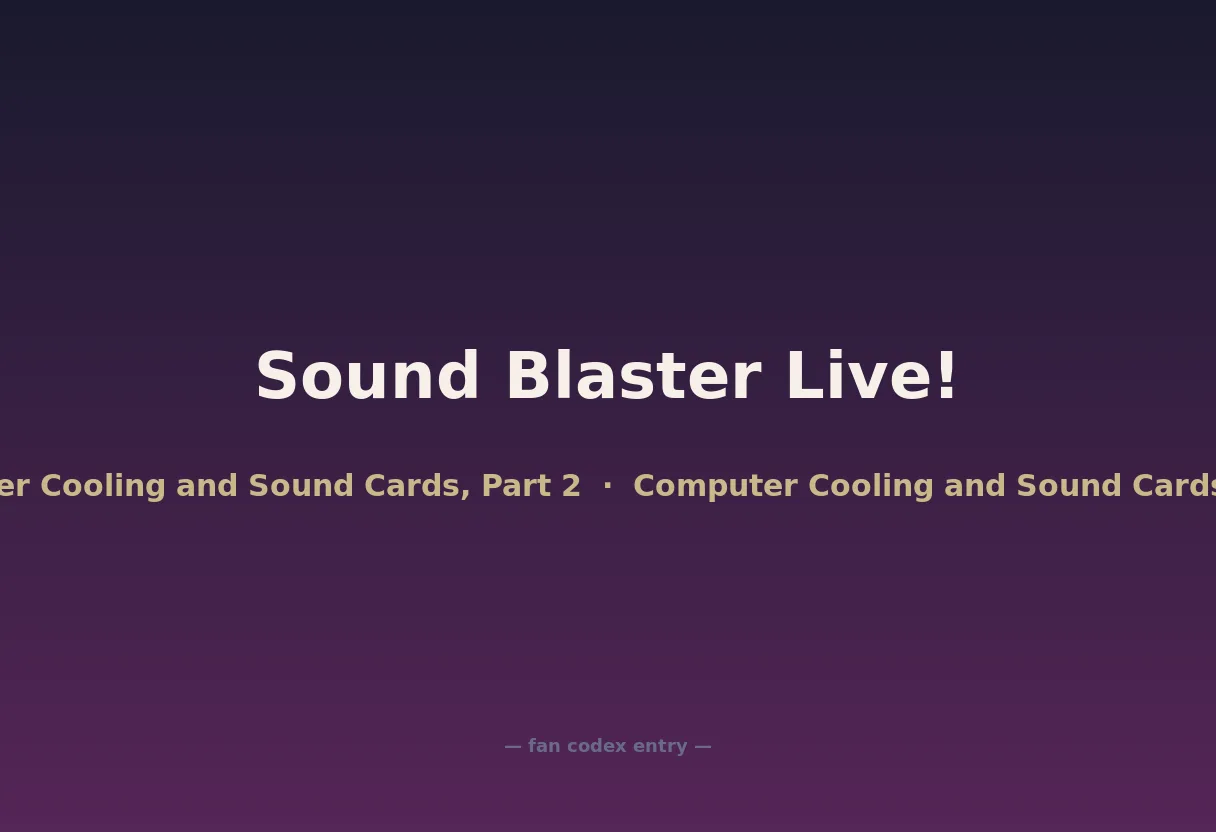 Sound Blaster Live!