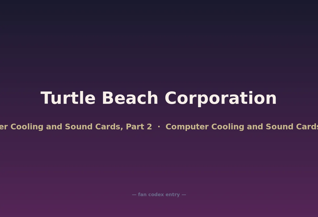 Turtle Beach Corporation