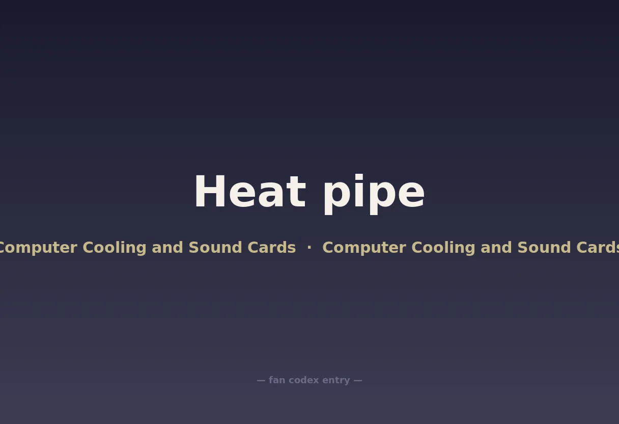 Heat pipe