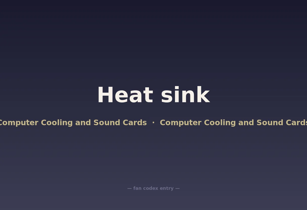 Heat sink