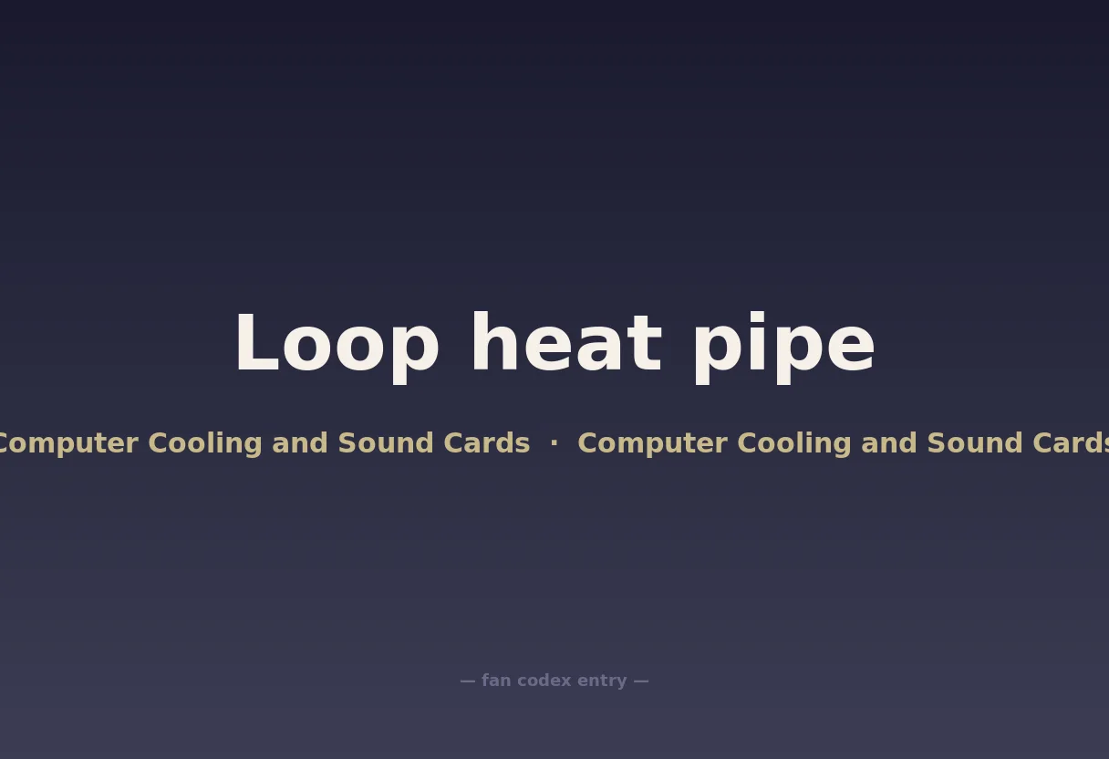 Loop heat pipe