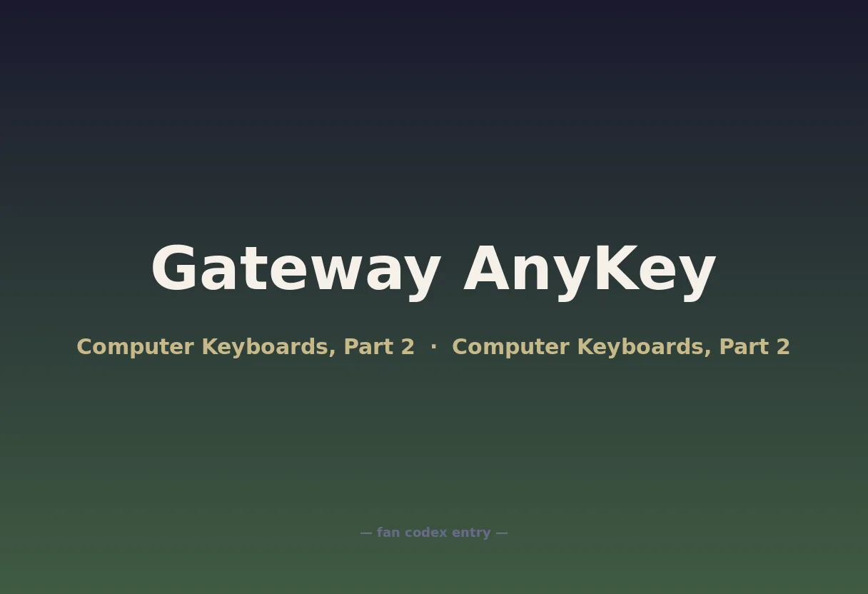 Gateway AnyKey