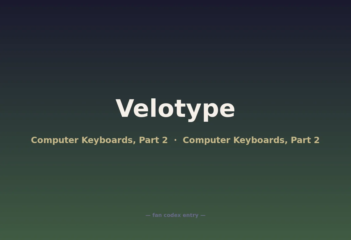 Velotype