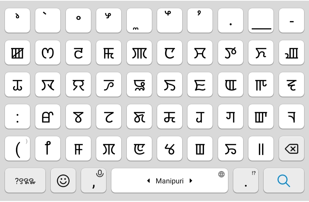Meitei input methods