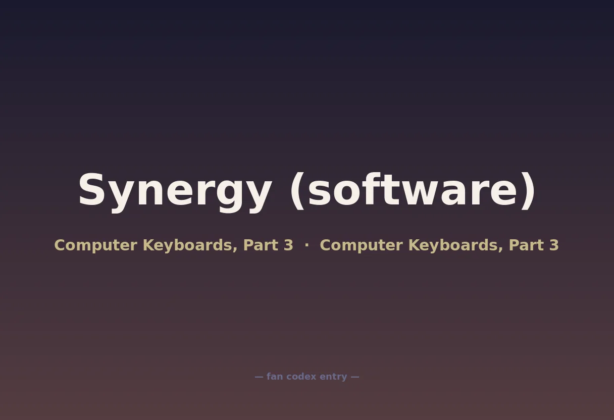 Synergy (software)