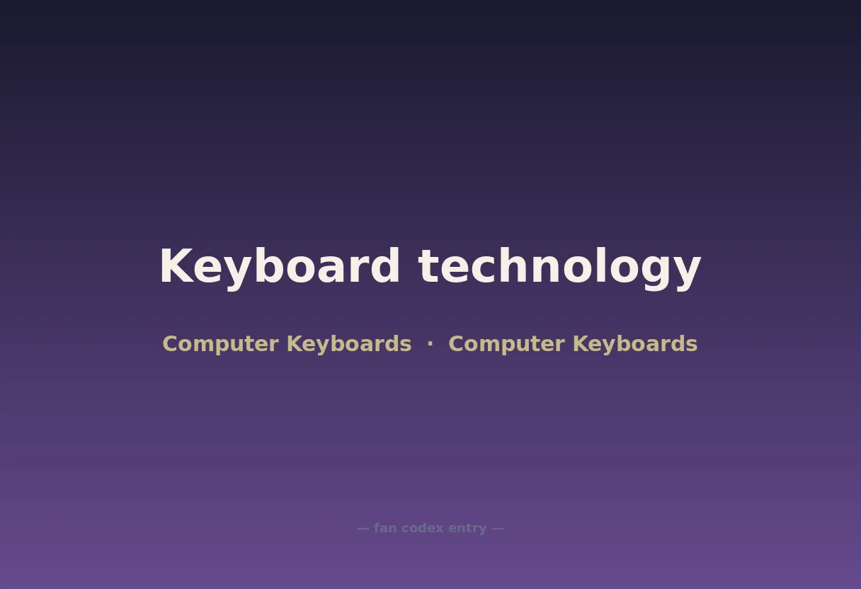 Keyboard technology