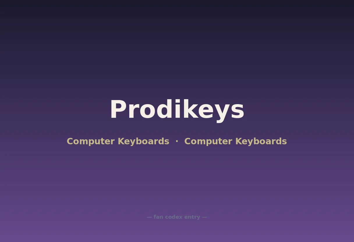 Prodikeys