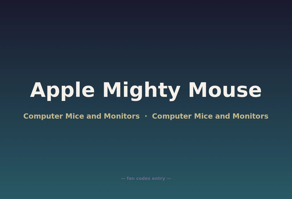 Apple Mighty Mouse