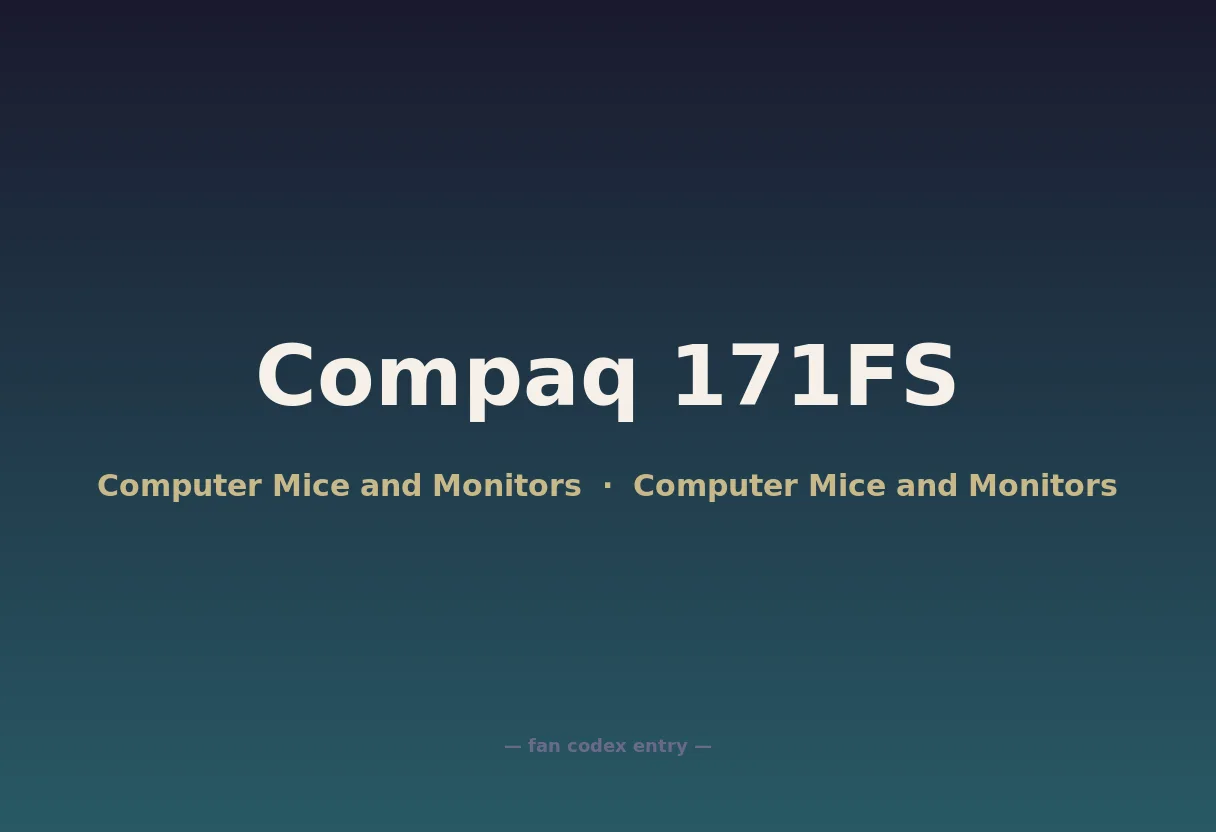Compaq 171FS