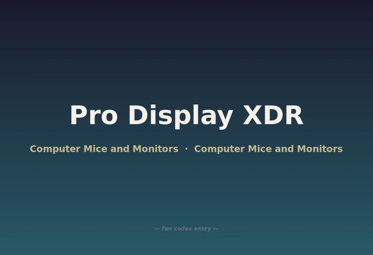 Pro Display XDR