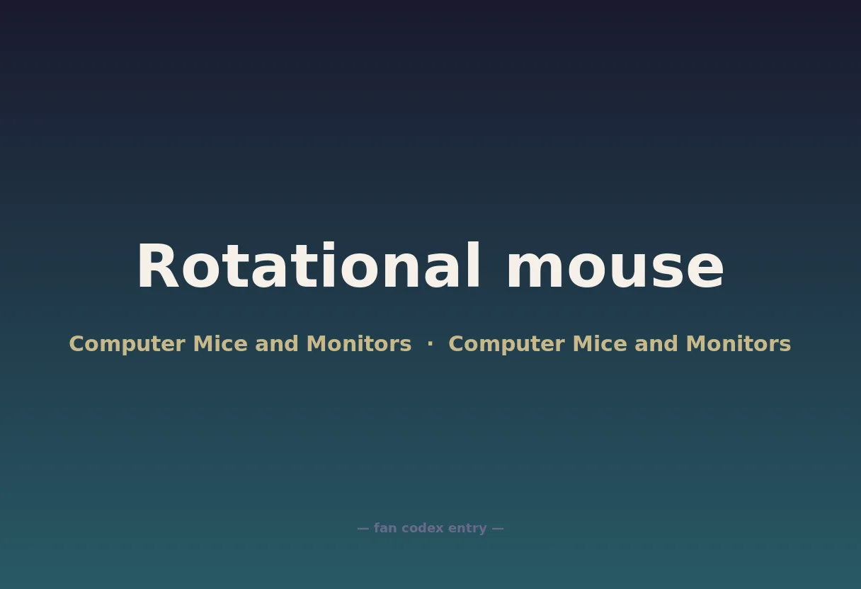 Rotational mouse