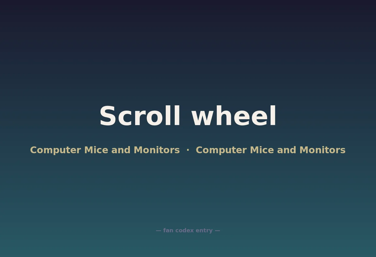 Scroll wheel