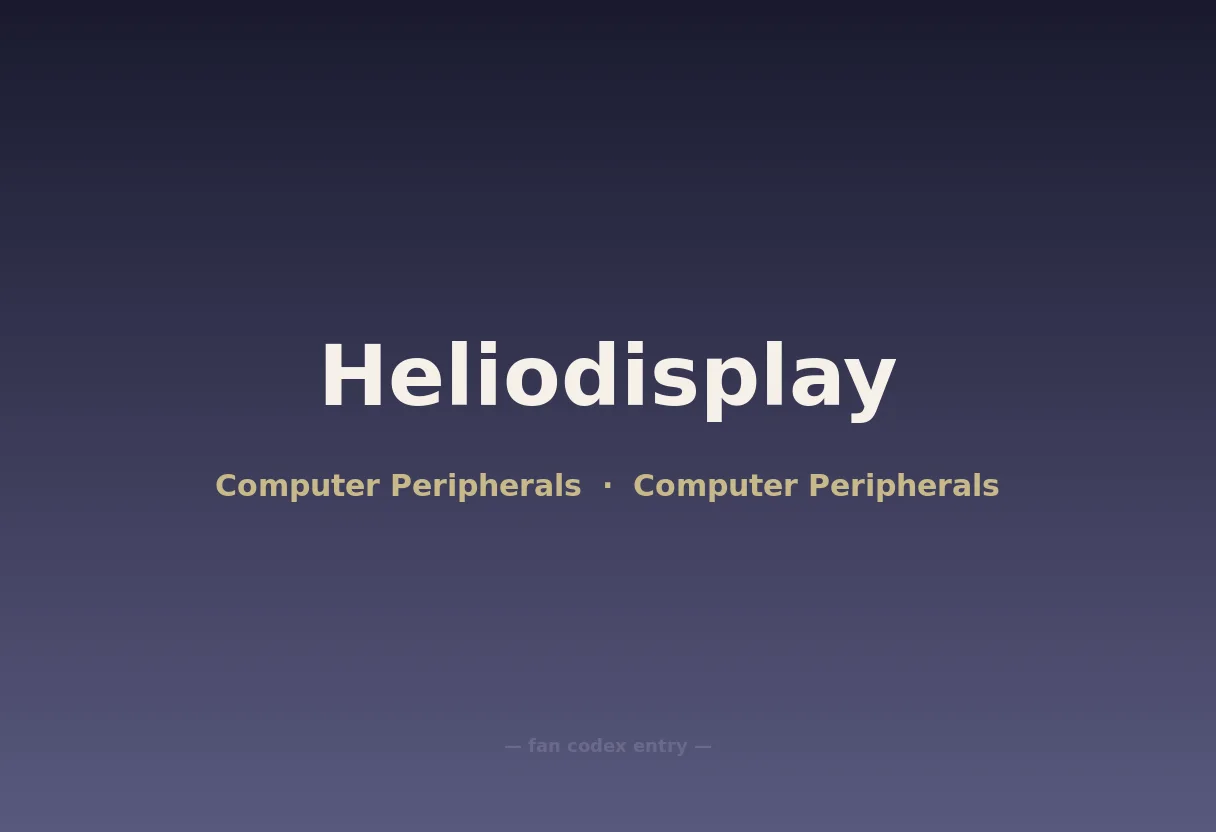 Heliodisplay