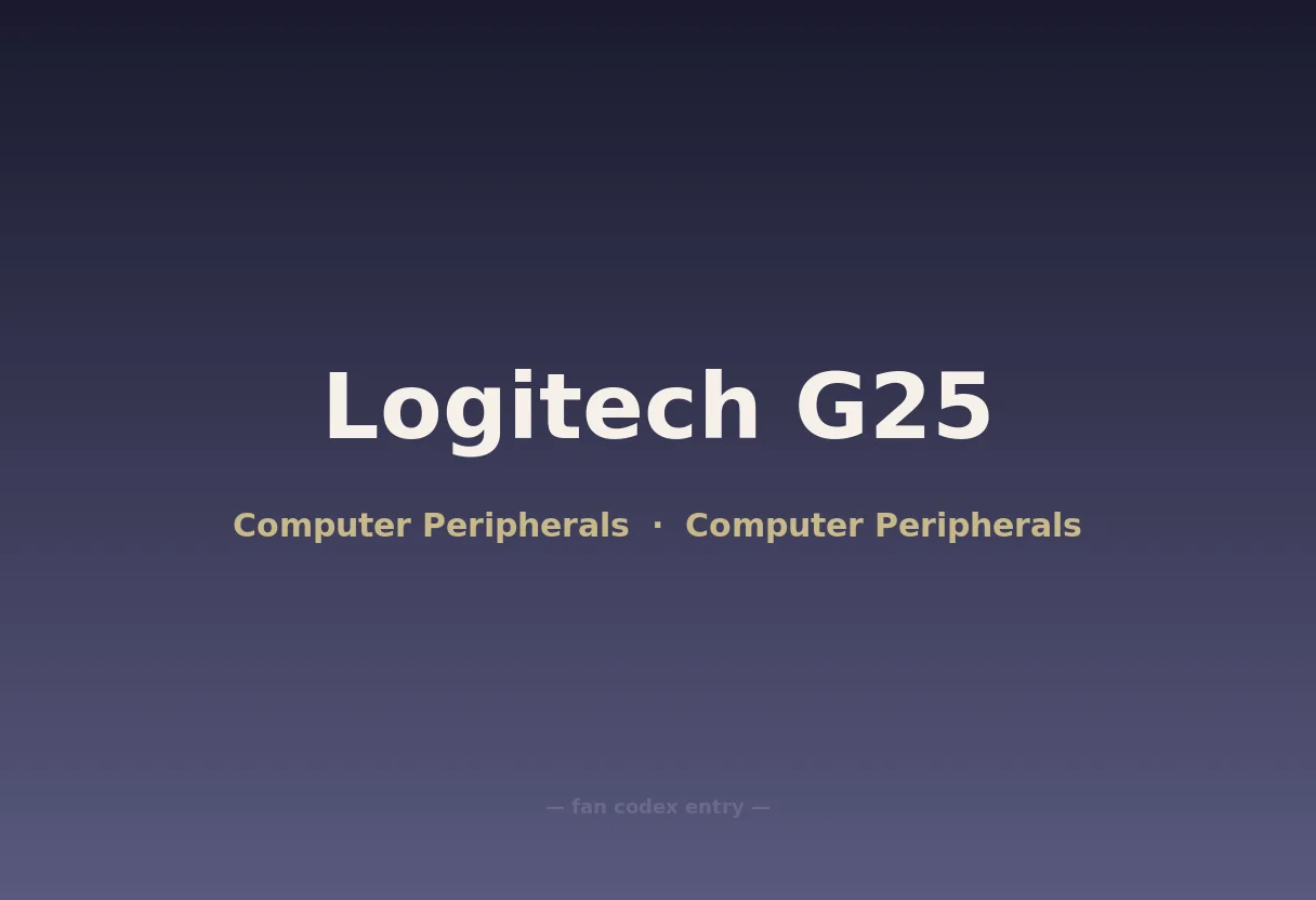 Logitech G25