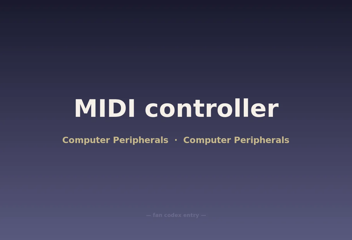 MIDI controller