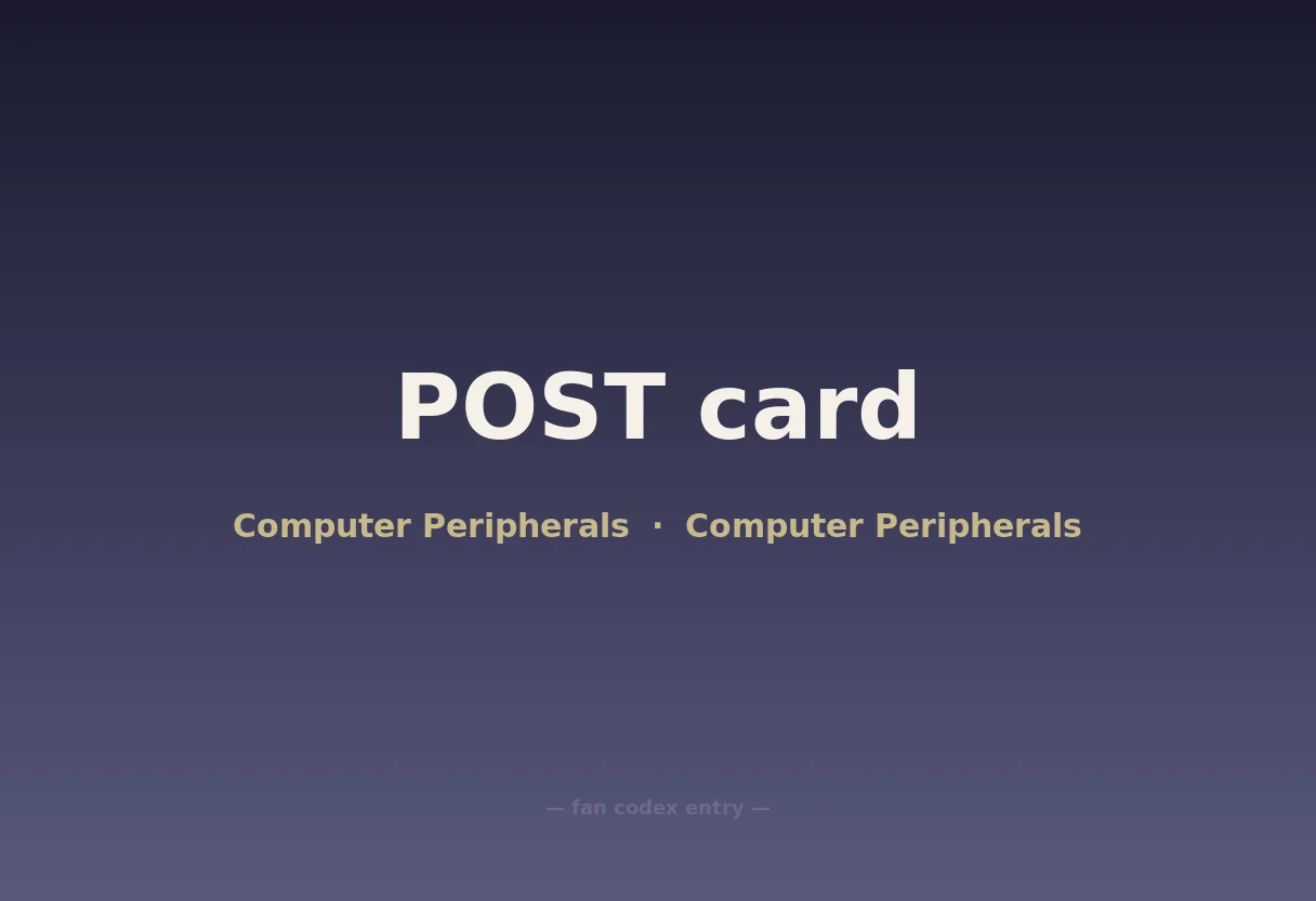 POST card
