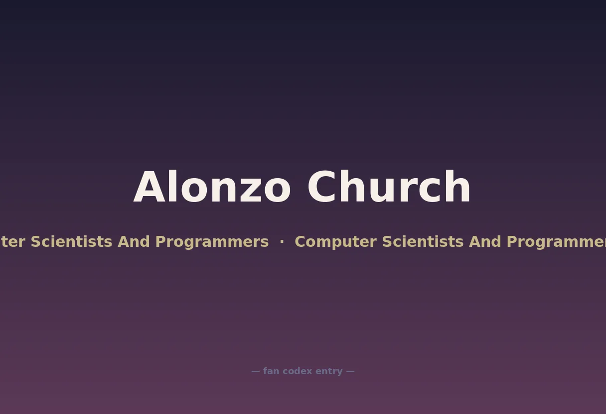 Alonzo Church