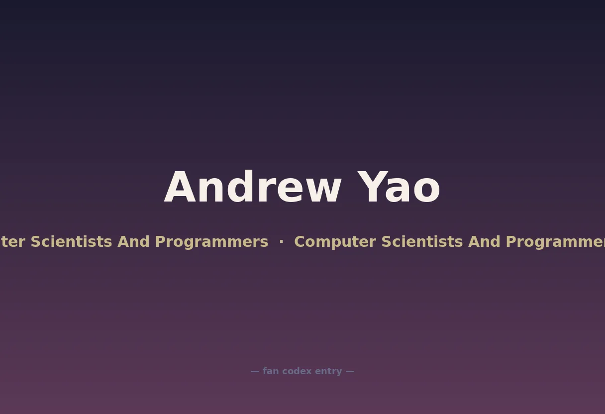 Andrew Yao