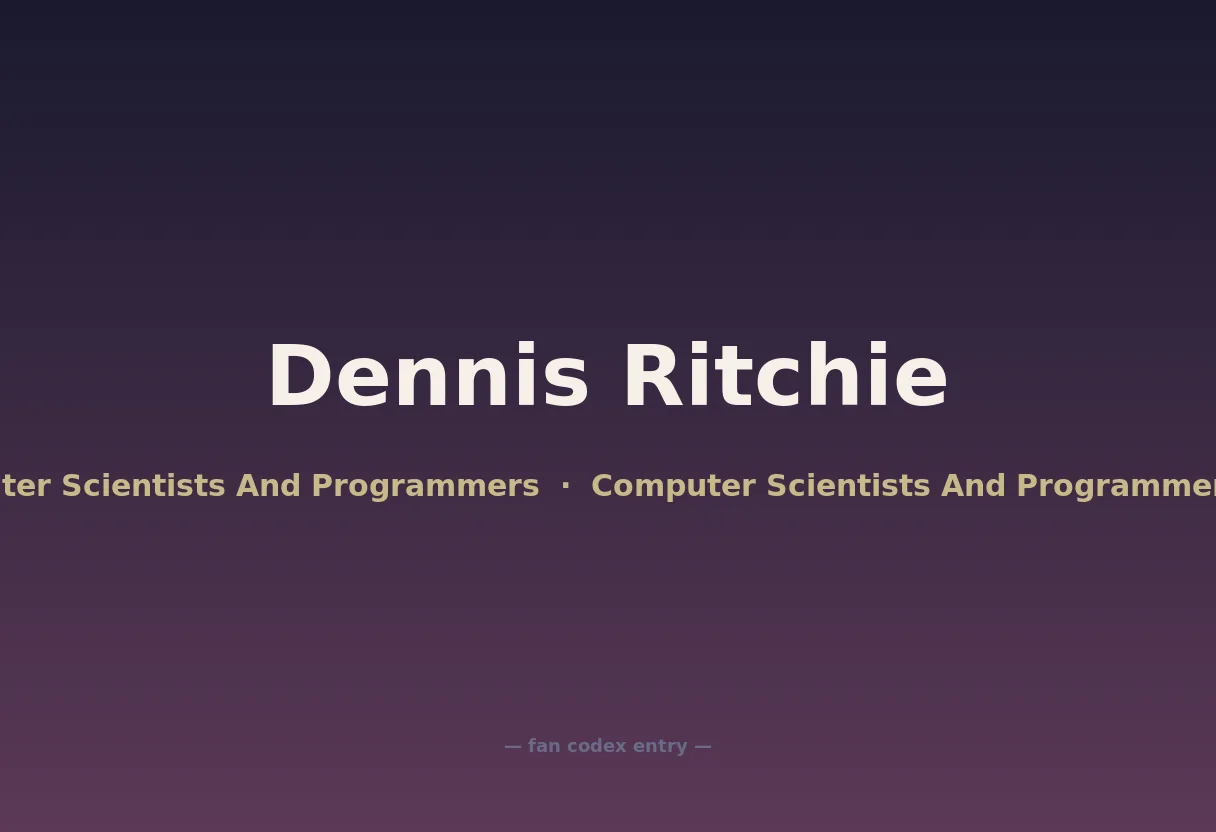 Dennis Ritchie