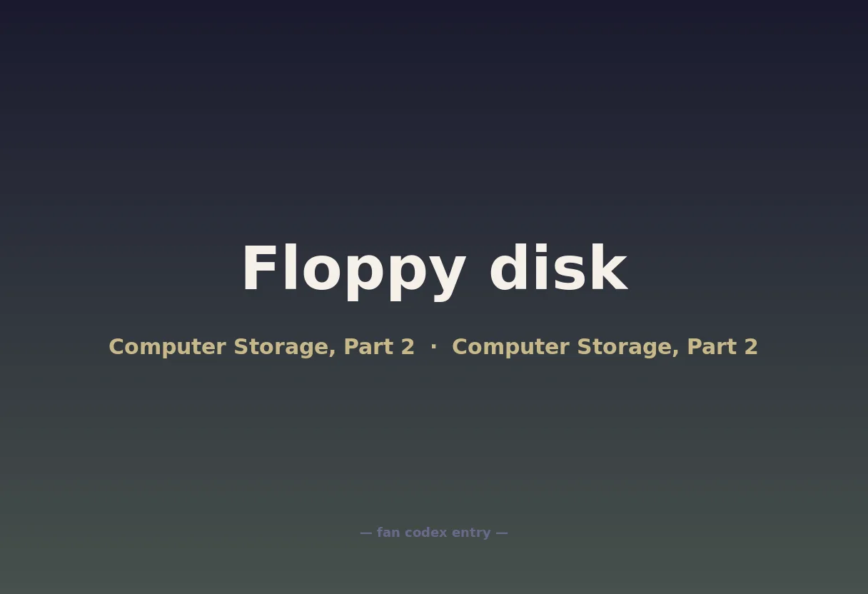 Floppy disk