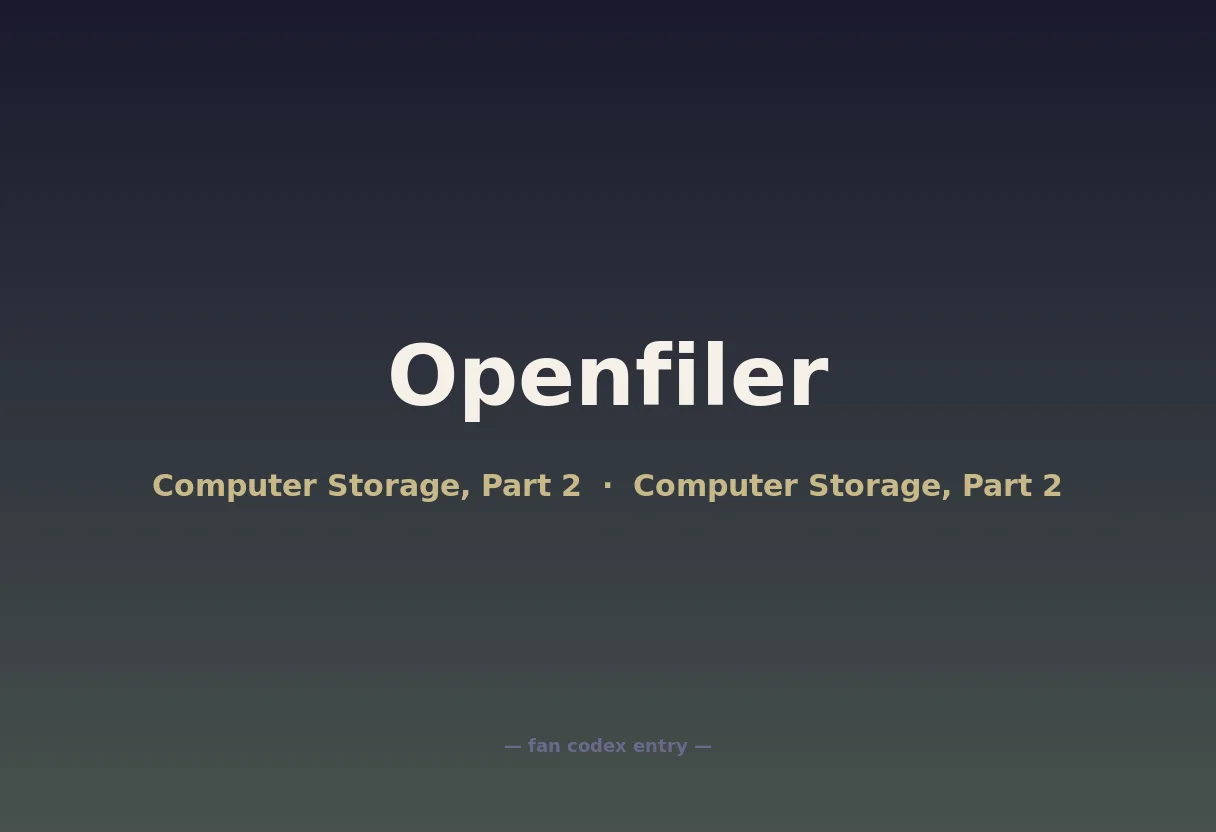 Openfiler