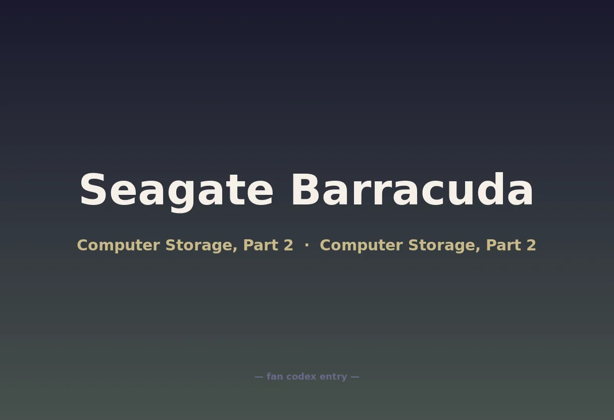 Seagate Barracuda