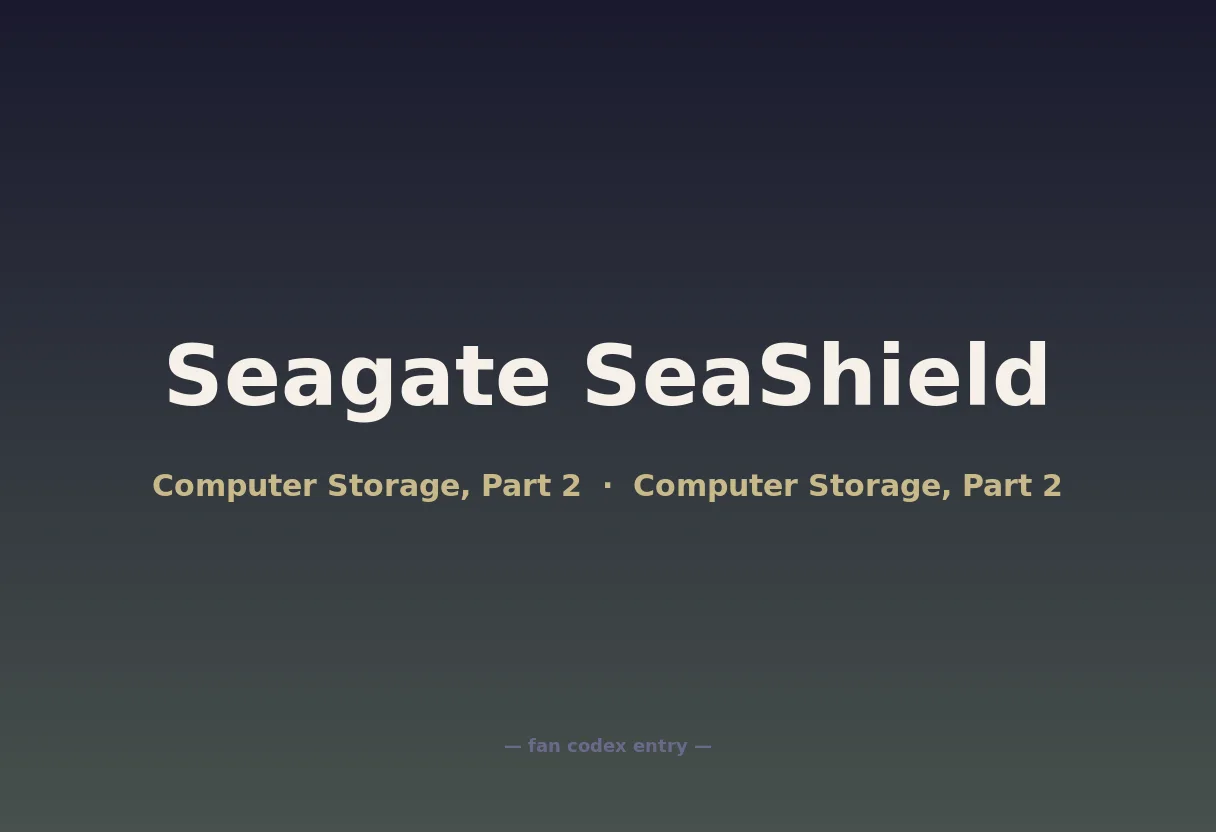Seagate SeaShield