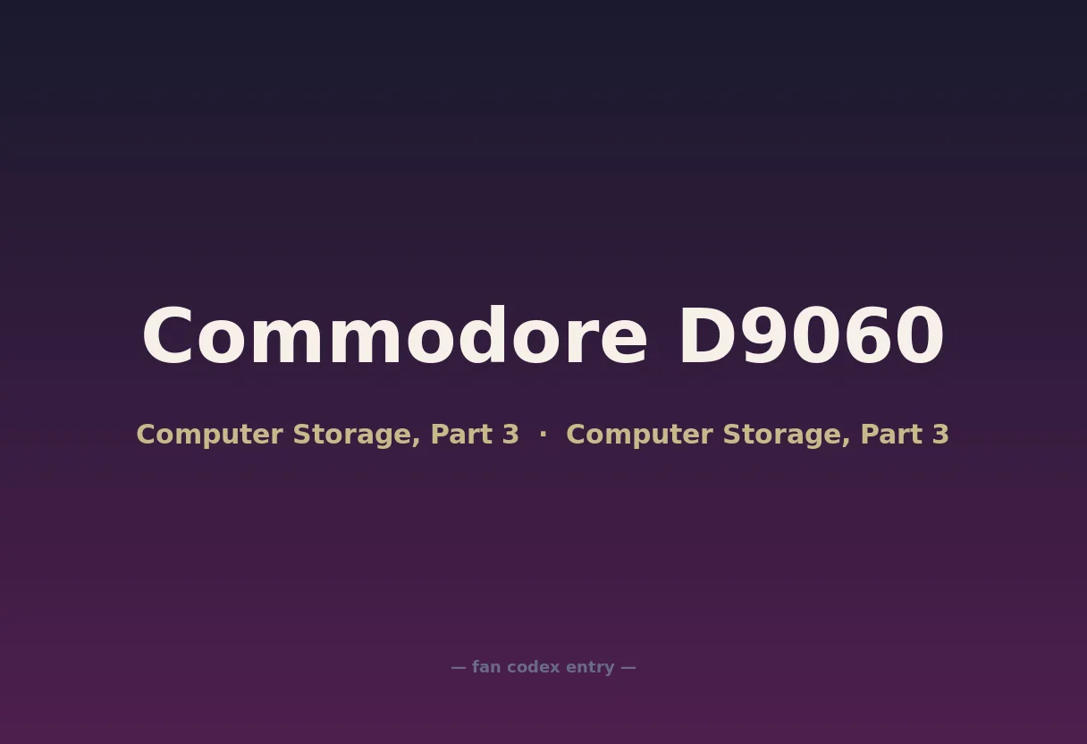 Commodore D9060