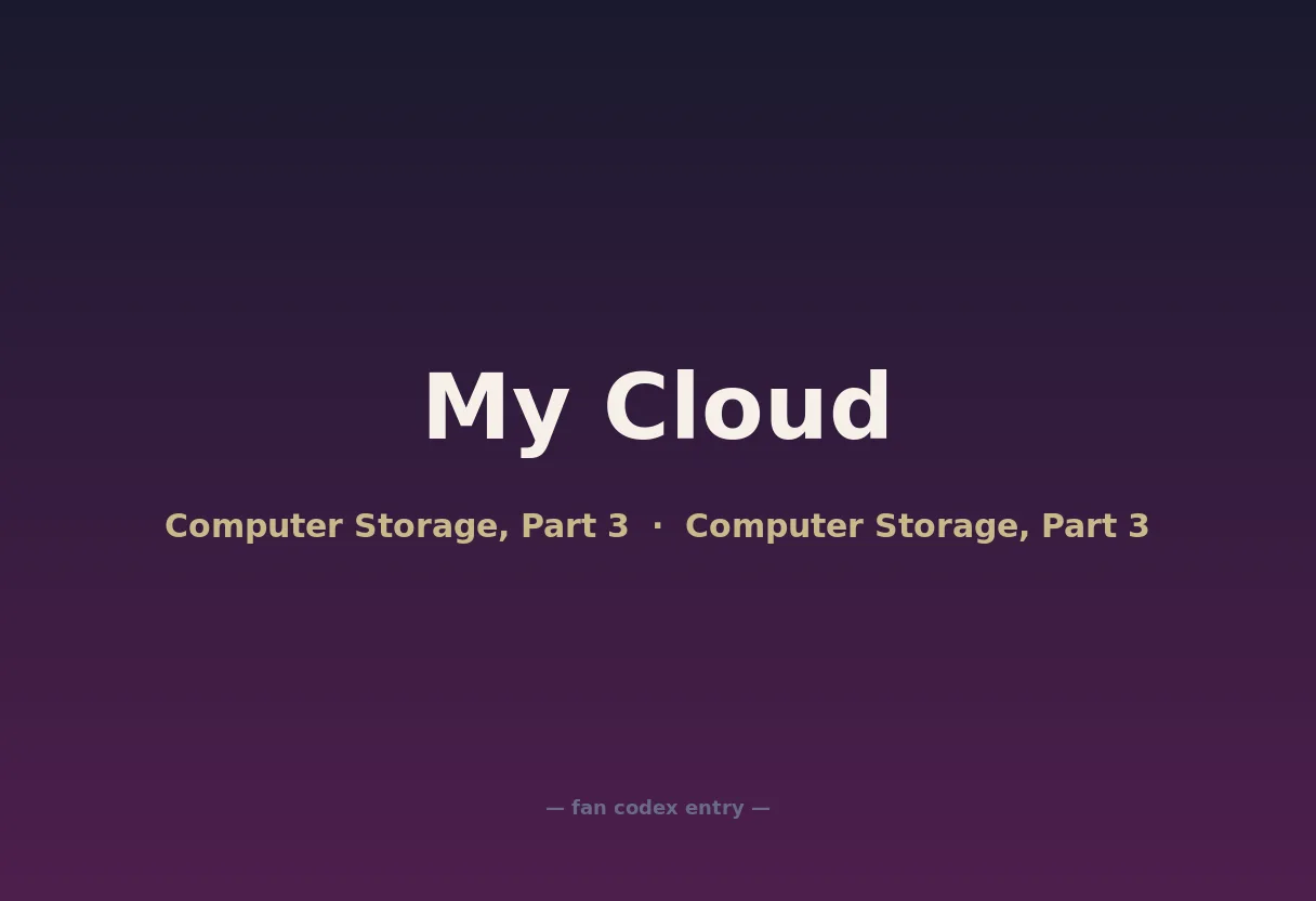 My Cloud