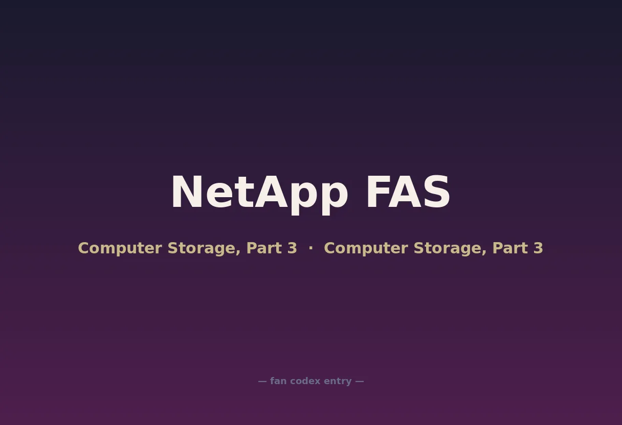 NetApp FAS