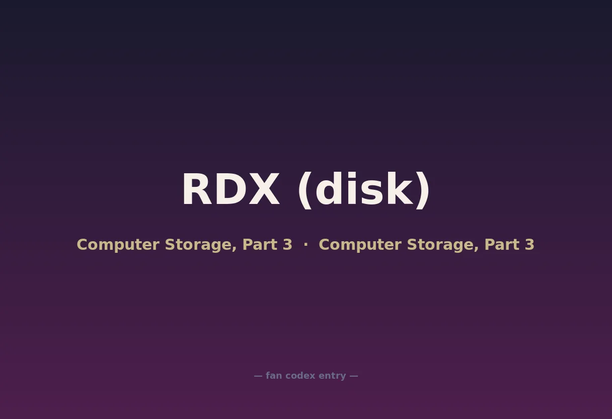 RDX (disk)