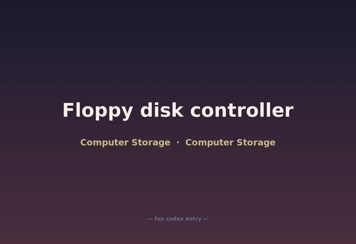 Floppy disk controller