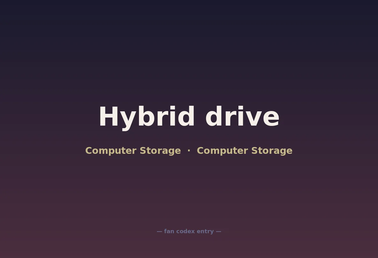Hybrid drive