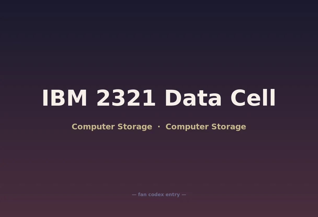 IBM 2321 Data Cell