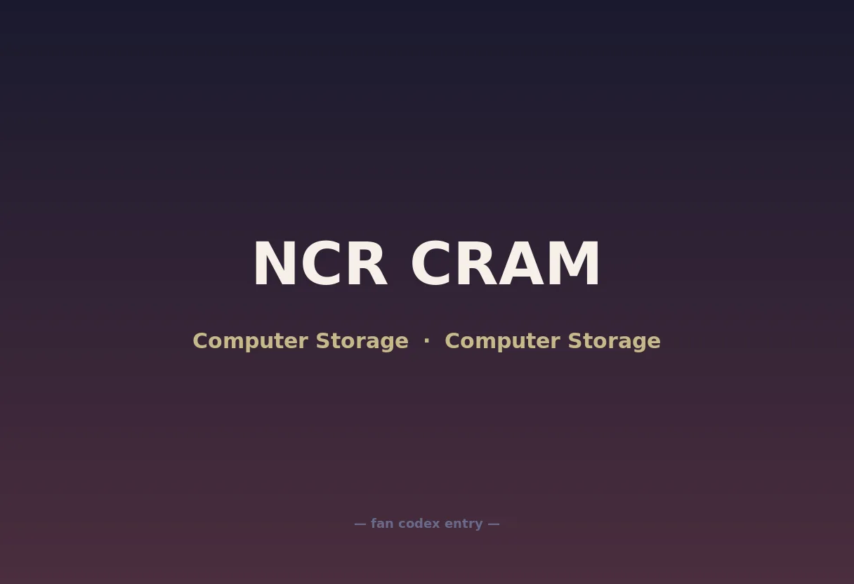 NCR CRAM