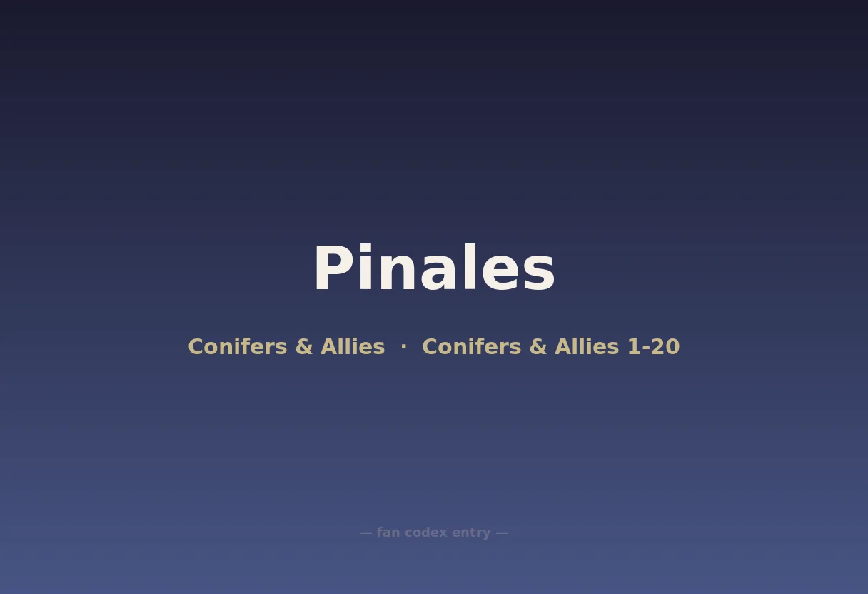 Pinales