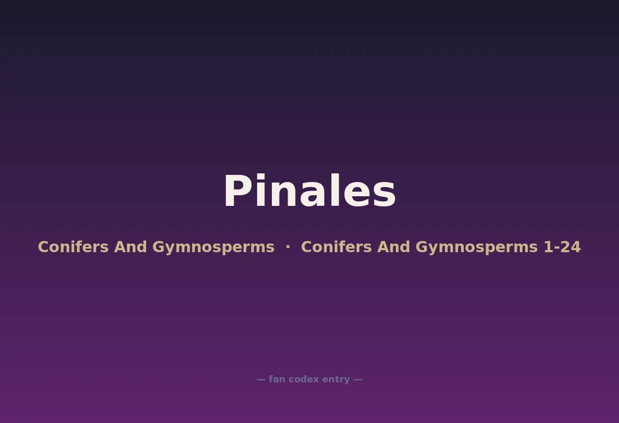 Pinales