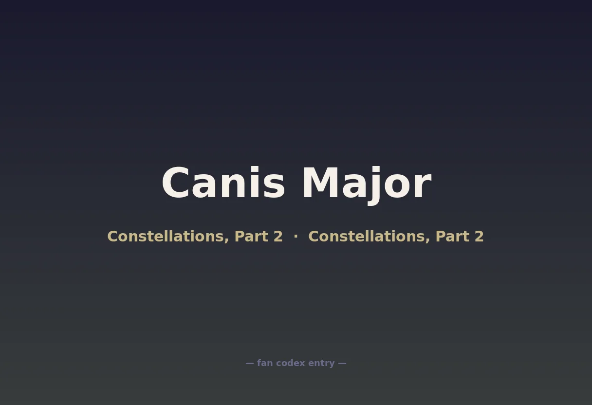 Canis Major